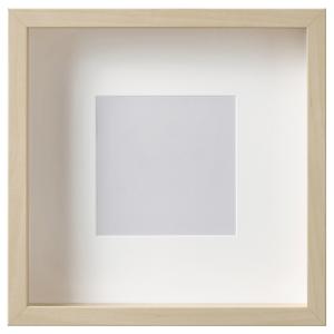 IKEA - marco, efecto abedul, 25x25 cm efecto abedul