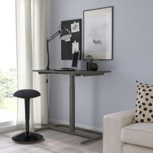 IKEA - escritorio elevable, gris oscuro, 110x60 cm gris osc…