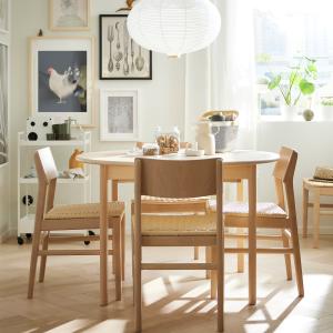 IKEA - SKANSNÄS mesa y 4 sillas, haya clara chapahaya clara…