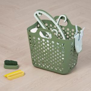 IKEA - cesto para colada flexible, verde, 24 l verde