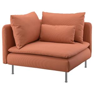 IKEA - funda módulo esquina, Kelinge marrón anaranjado Keli…
