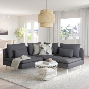 IKEA - sofá 3 plazas esquina, Gunnared gris Gunnared gris