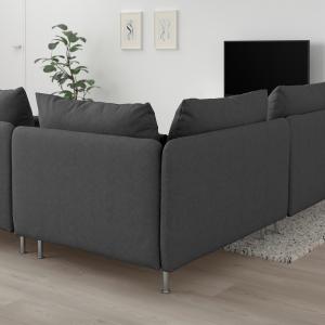 IKEA - sofá 3 plazas esquina, Tallmyra gris Tallmyra gris