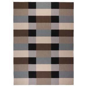 IKEA - alfombra, a manoa cuadros marrón, 250x350 cm a mano/…