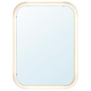 IKEA - Espejo ilum integrd, blanco, 80x60 cm blanco