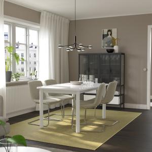 IKEA - mesa extensible, blanco, 150205260x95 cm blanco