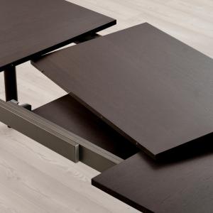 IKEA - ODGER mesa y 4 sillas, marrónantracita, 150205260x95…