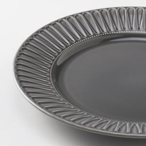 IKEA - plato, gres gris, 21 cm gres gris