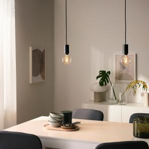 IKEA - TRÅDFRI lámpara techo   bombilla, negrointeligente b…