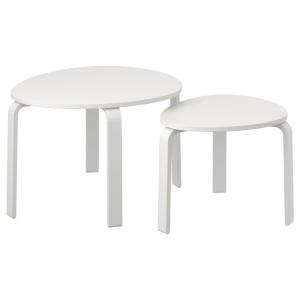 IKEA - mesa nido, j2, tinte blanco tinte blanco