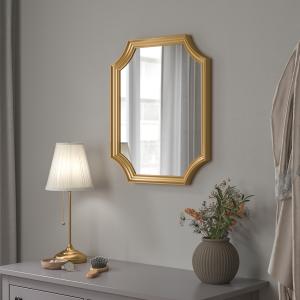 IKEA - espejo, dorado, 53x63 cm dorado