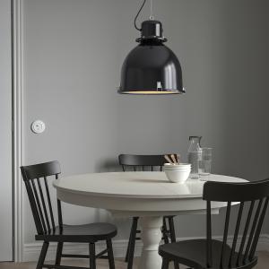 IKEA - lámpara de techo, negro, 38 cm negro