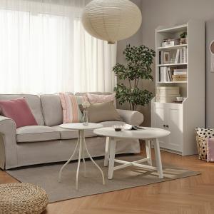 IKEA - mesa auxiliar, beige grisáceo, 46 cm beige grisáceo