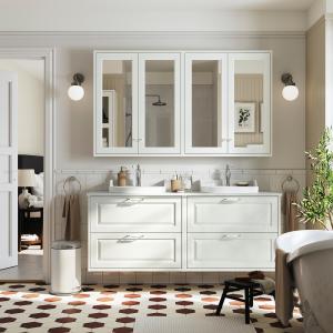 IKEA - RUTSJÖN armariolavabosgrifos, blancoblanco efecto má…
