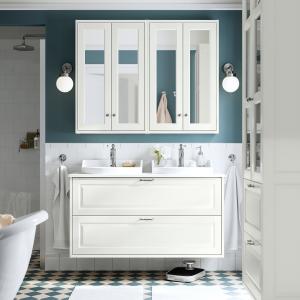 IKEA - RUTSJÖN mueble cajoneslavabogrifos, blancoblanco efe…