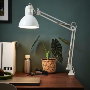 IKEA - Lámpara flexo de trabajo, blanco blanco