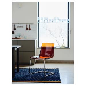 IKEA - silla, marrón rojizocromado marrón rojizo/cromado
