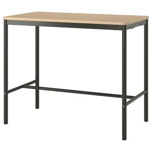 IKEA - mesa, chapa roble tinte blancoantracita, 130x70x105…