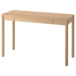 IKEA - escritorio, chapa roble, 120x47 cm chapa roble