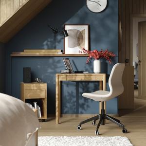 IKEA - escritorio, chapa roble, 75x60 cm chapa roble