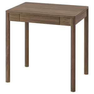 IKEA - escritorio, marrón chapa de roble teñida, 75x60 cm m…