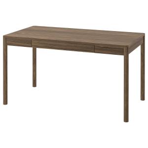 IKEA - escritorio, marrón chapa de roble teñida, 140x75 cm…