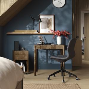 IKEA - escritorio, marrón chapa de roble teñida, 75x60 cm m…