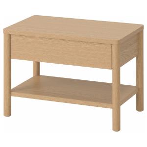 IKEA - mesa auxiliar, chapa roble, 64x40 cm chapa roble