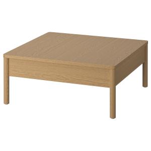 IKEA - mesa de centro, chapa roble, 84x82 cm chapa roble