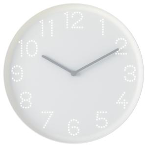 IKEA - reloj de pared, blanco, 25 cm blanco