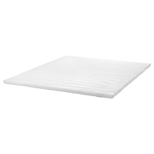 IKEA - Colchoncillo topper de confort, blanco, 160x200 cm b…