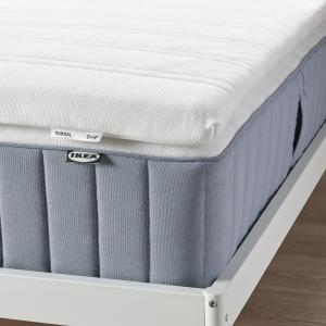 IKEA - Colchoncillo topper de confort, blanco, 140x200 cm b…