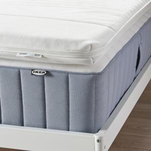 IKEA - colchoncillo topper de confort, blanco, 90x190 cm bl…
