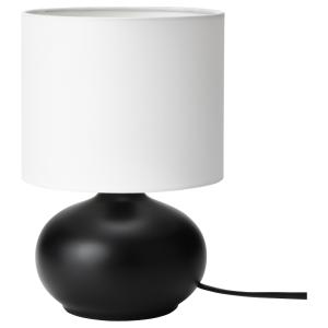 IKEA - lámpara de mesa, negroblanco negro/blanco