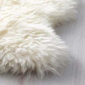 IKEA - piel de oveja, hueso, 85 cm hueso