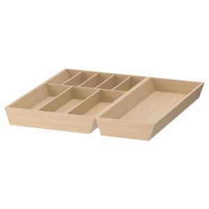 IKEA - bandeja para cubiertos y utensilios, bambú claro, 52…