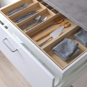 IKEA - bandeja para cubiertos y utensilios, bambú claro, 72…