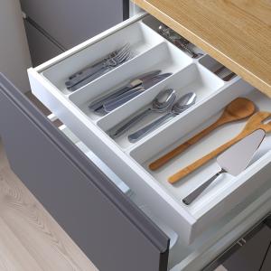 IKEA - bandeja para cubiertos y utensilios, blanco, 52x50 c…