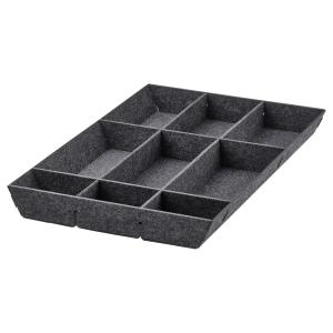 IKEA - organizador regulable para cajón, gris, 40 cm gris