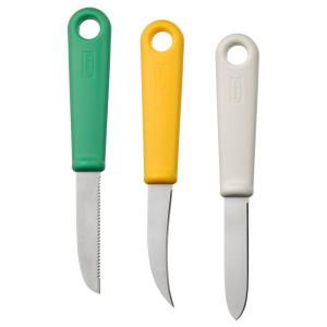 IKEA - cuchillo multiusos juego 3, colores variados colores…