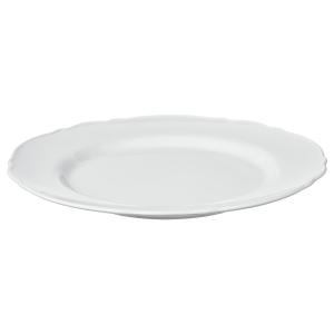 IKEA - plato, blanco, 28 cm blanco