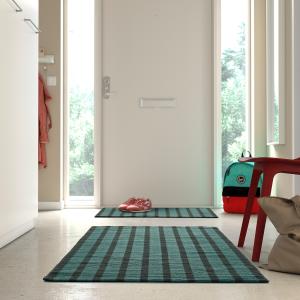 IKEA - alfombra, verde azuladonegro, 80x150 cm verde azulad…