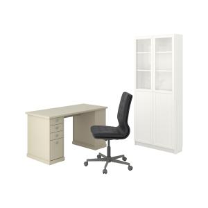 IKEA - BILLYOXBERG combi armario escritorio, y silla girato…