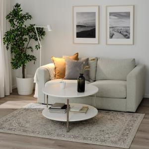 IKEA - alfombra, pelo corto, gris claro, 133x195 cm gris cl…