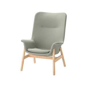 IKEA - sillón con respaldo alto, Gunnared verde claro - Hem…