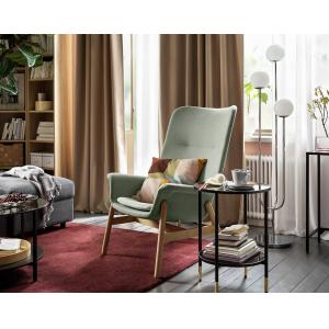 IKEA - sillón con respaldo alto, Gunnared verde claro - Hem…