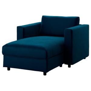 IKEA - funda chaiselongue, Djuparp azul verdoso oscuro Djup…