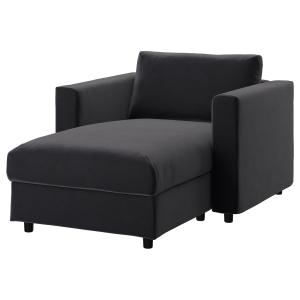 IKEA - funda chaiselongue, Djuparp gris oscuro Djuparp gris…