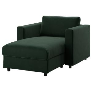 IKEA - funda chaiselongue, Djuparp verde oscuro Djuparp ver…