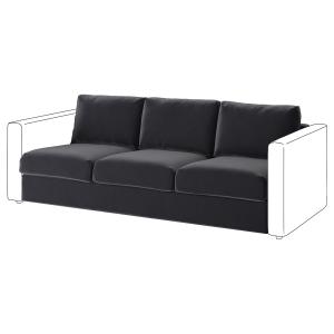 IKEA - funda para módulo de 3 plazas, Djuparp gris oscuro D…